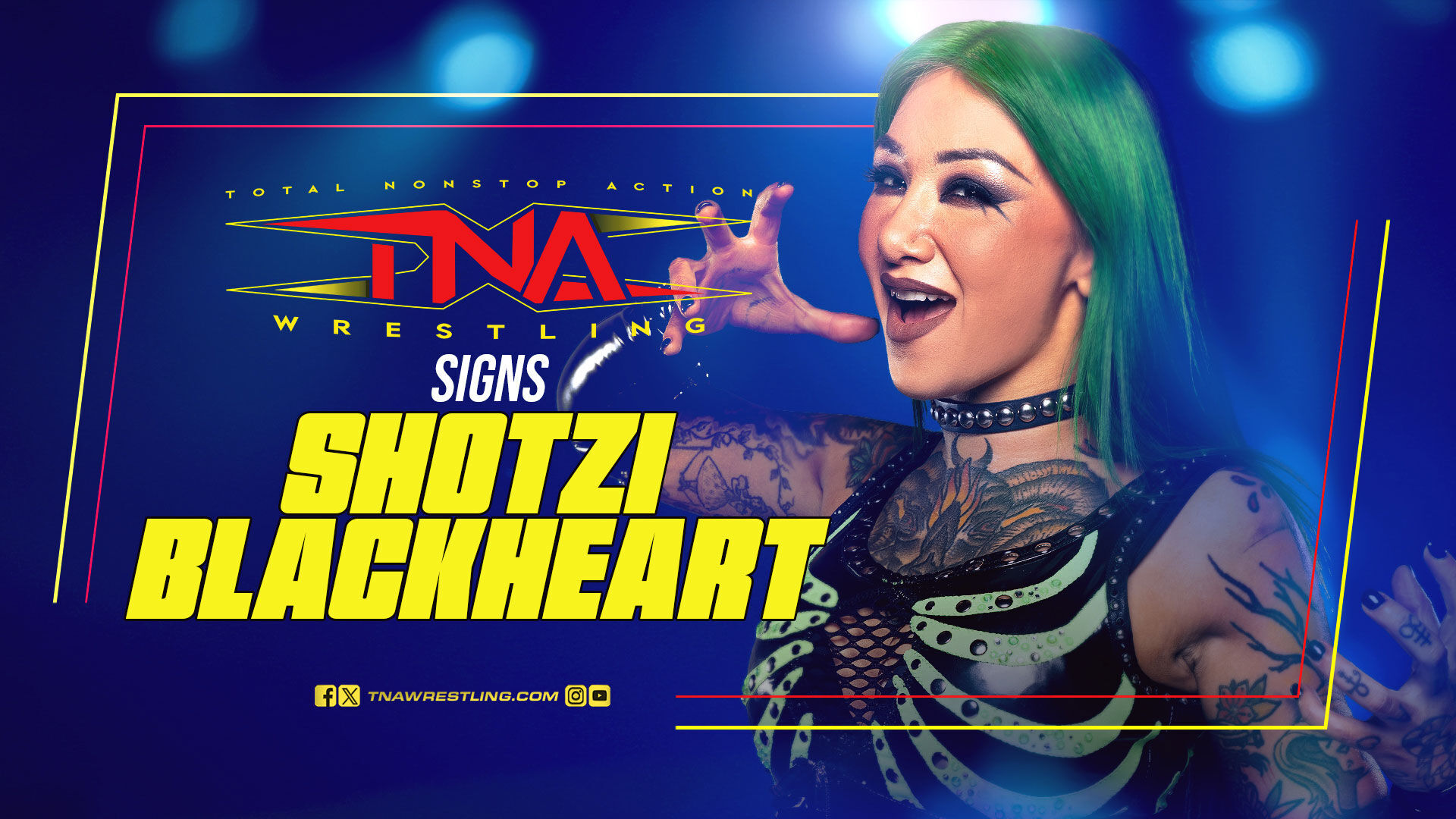 TNA Wrestling Officially Signs Shotzi Blackheart