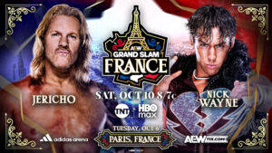 Chris Jericho vs. Nick Wayne Rematch Official for AEW Grand Slam France Collision
