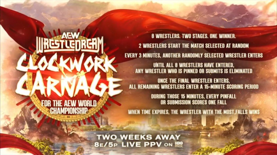 AEW Unveils New “Clockwork Carnage” Match for Ospreay’s World Title Defense at WrestleDream