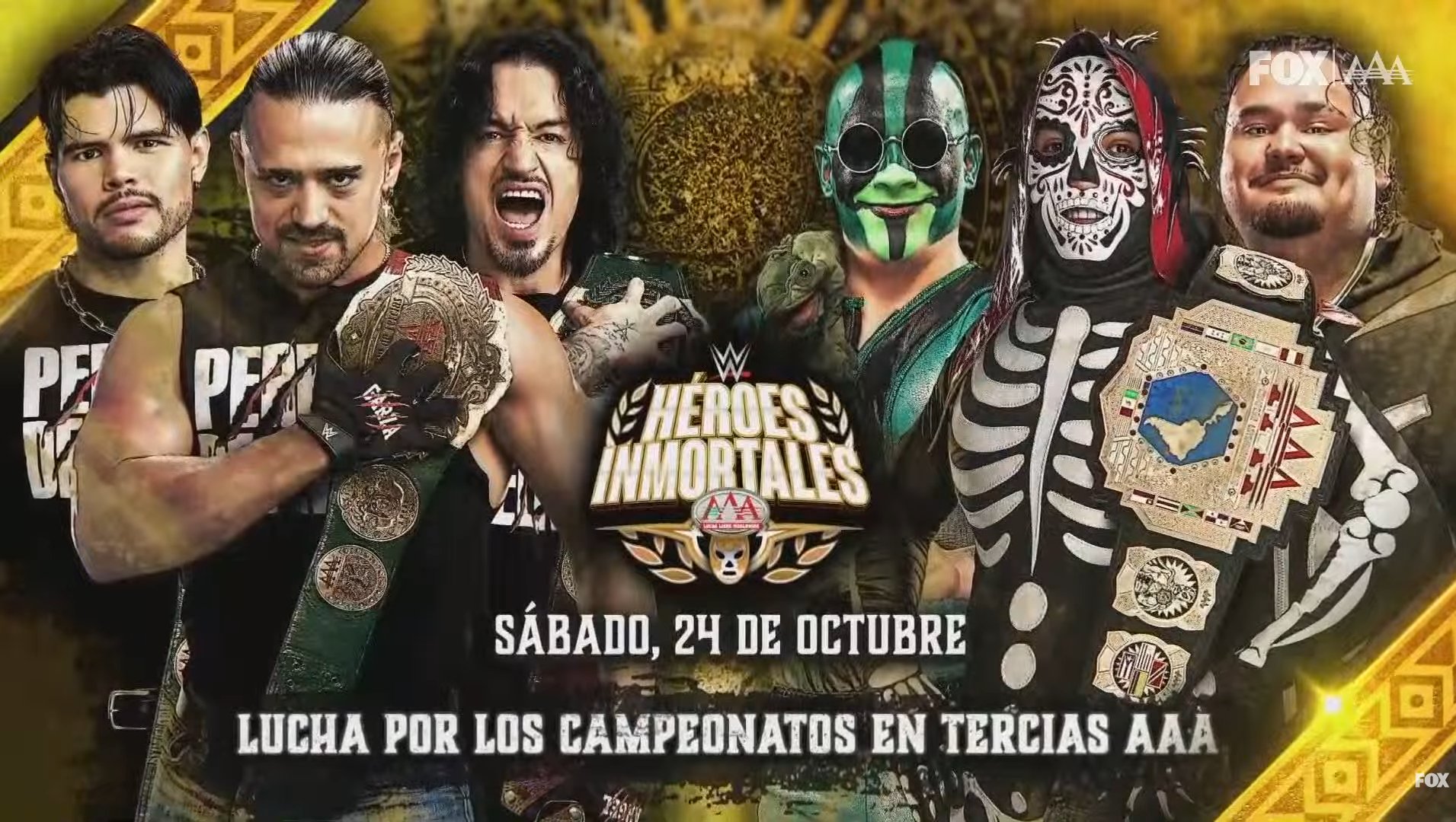 AAA Sets World Trios Title Match and Dominik Mysterio vs. El Grande Americano for Héroes Inmortales