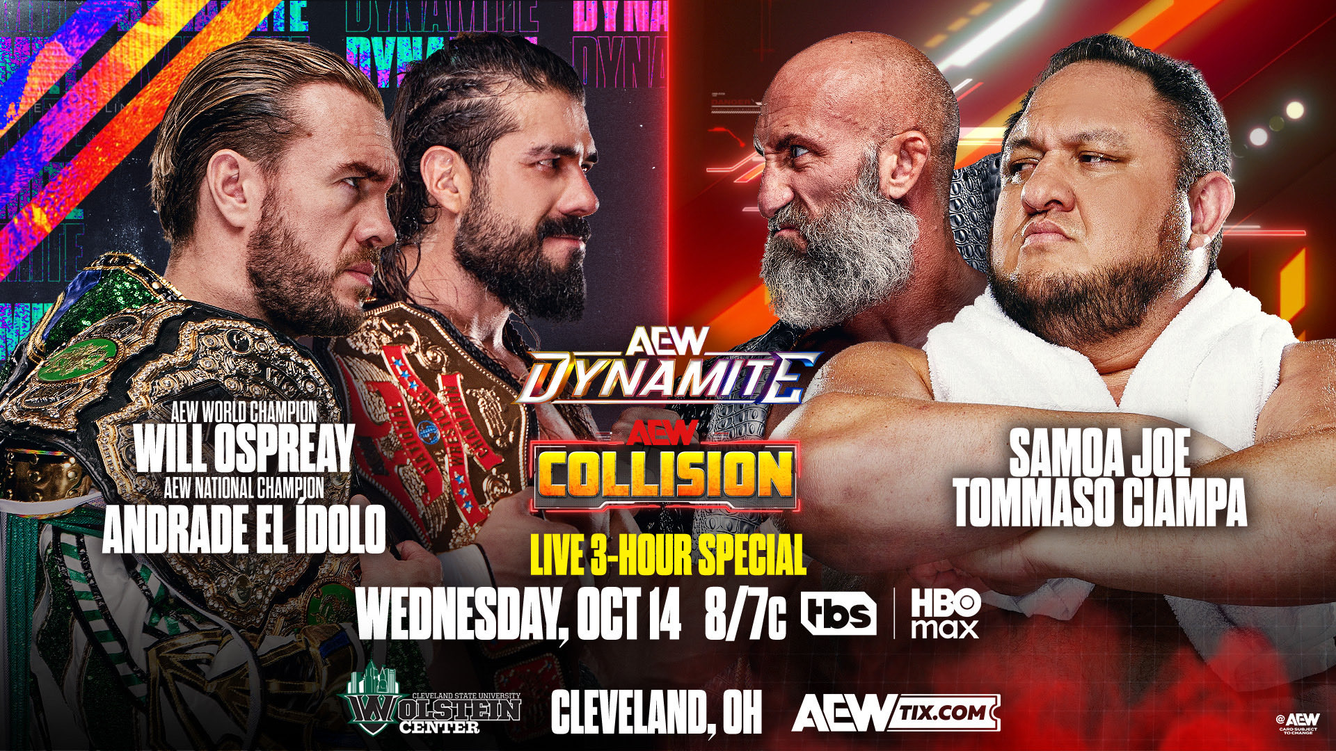 AEW Dynamite and Collision Deliver Clockwork Carnage Qualifiers from Cleveland