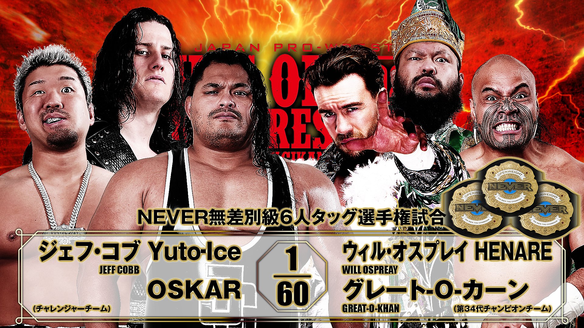 Unbound Co. Dethrones United Empire for NEVER Openweight 6-Man Tag Titles at NJPW King of Pro-Wrestling