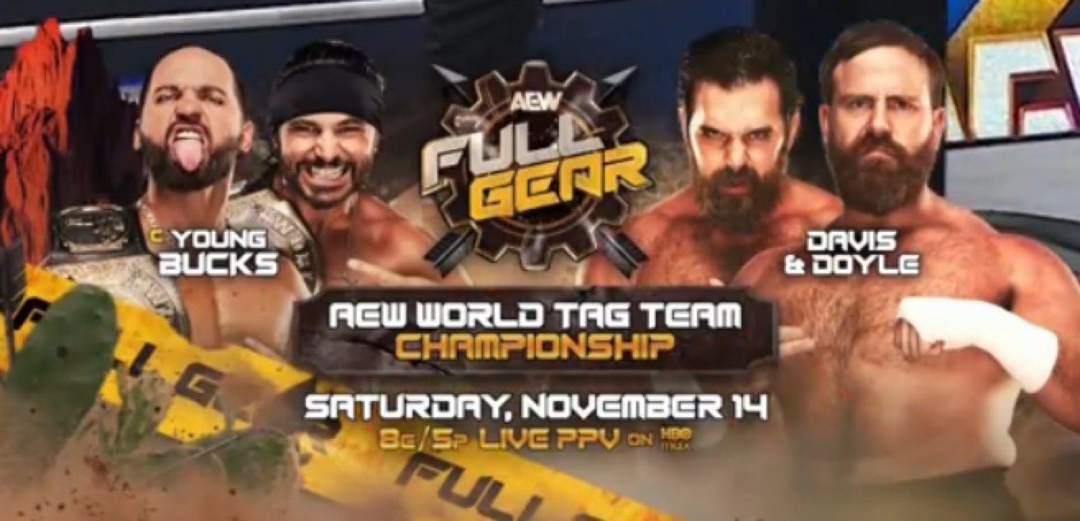 AEW Full Gear Adds Two Tag Team Title Matches After October 21 Dynamite