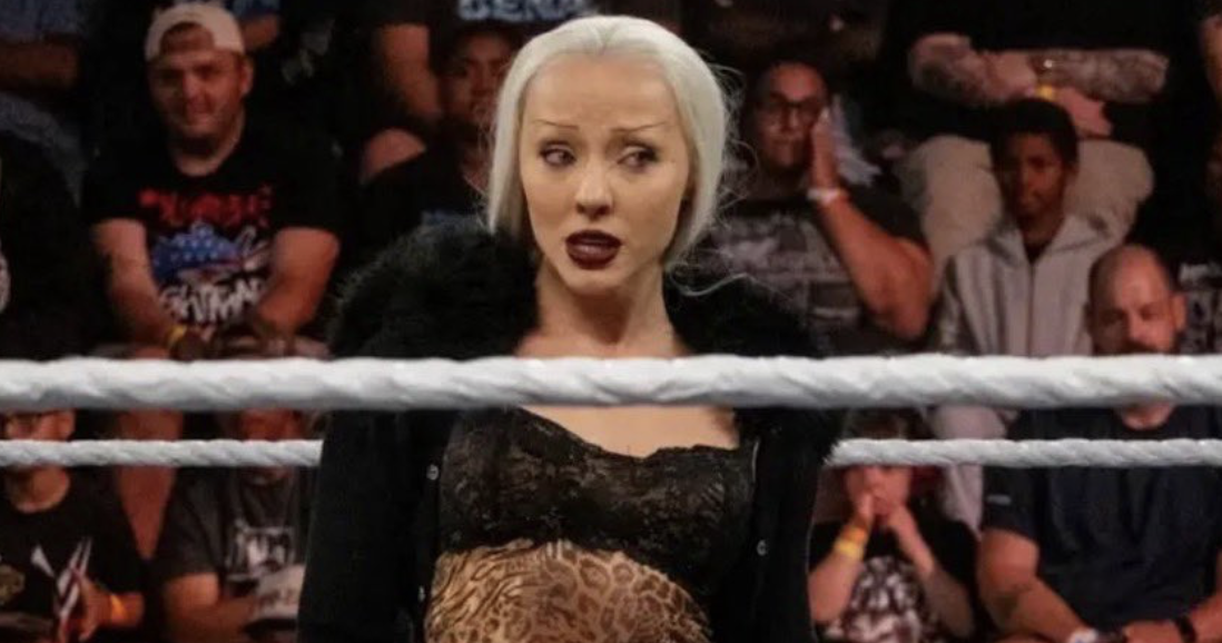Ame Marie Barnett Debuts as “The Duchess” Before WWE NXT, Interrupted by Harley Riggins