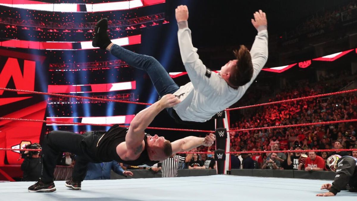 Dominik Mysterio Says He Had No Idea Brock Lesnar Was Coming for Him on 2019 Raw