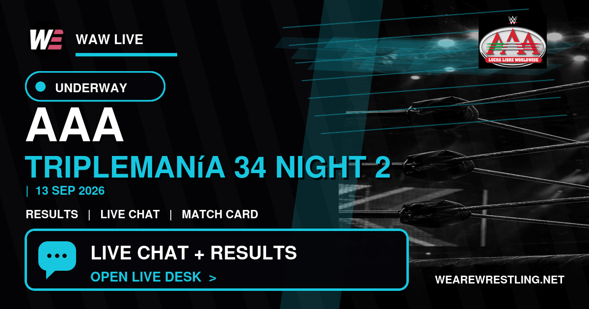 AAA TRIPLEMANíA 34 NIGHT 2 — 13.09.2026