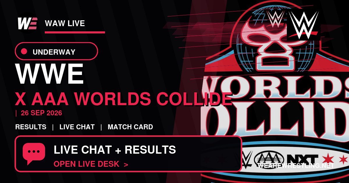 WWE X AAA WORLDS COLLIDE — 26.09.2026
